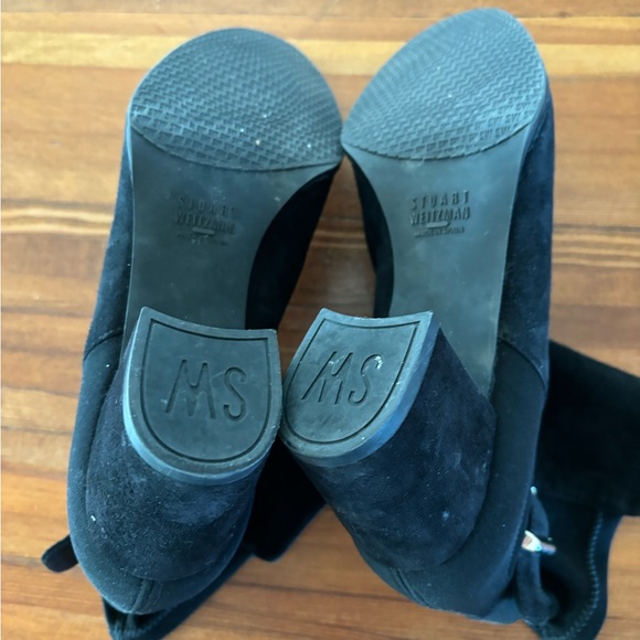 Stuart Weitzman Short Suede Cowboy Boots - Picture 8 of 11